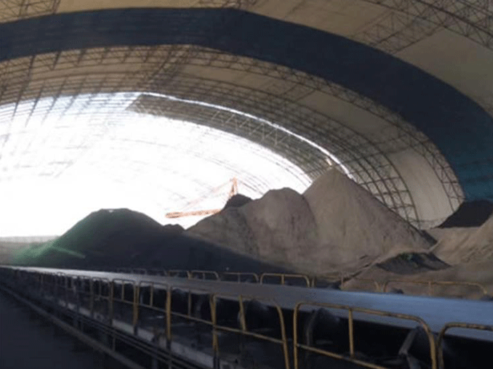 邓州煤棚料仓网架